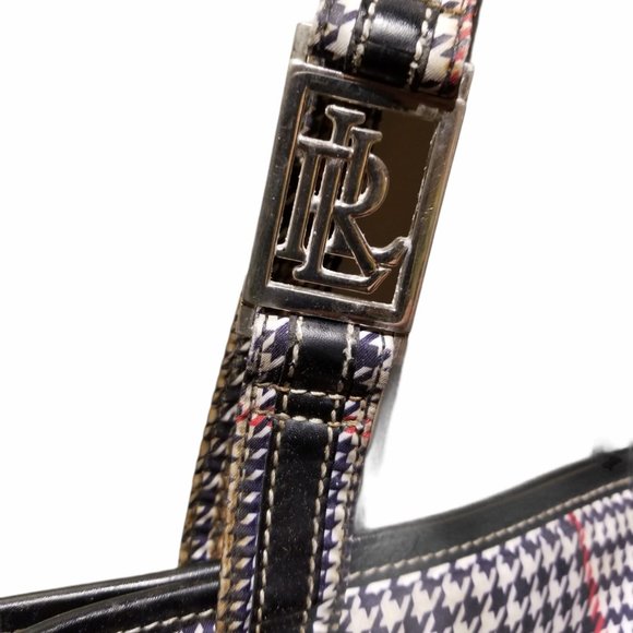 LAUREN RALPH LAUREN Houndstooth Tote (12" X 13") - Picture 2 of 6